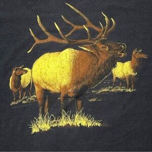 Habitat Black and White Cotton Graphic T-Shirt - Large